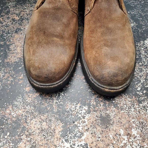 Frye Edwin Chukka Boots Sz 13 M Used Brown Suede Rugged Distressed 87160 - Picture 6 of 14